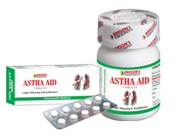 Bakson’s Homeopathic Astha Aid Tablets  For Treatment Of Cough