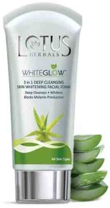 Lotus Herbals Whiteglow Deep Cleansing Skin Whitening Facial Foam