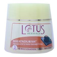 Lotus Herbals Wheatnourish Wheatgerm Oil and Honey Facial Massage Cream