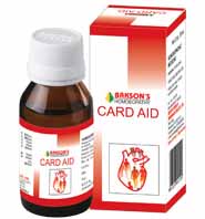 Backson’s Homeopathic Card Aid Drops For Treatment Of Coronary Artery Disease & Hypertrophic Heart Disease