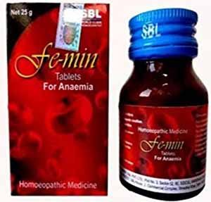 SBL Homeopathic Femin Tablets For Anaemia