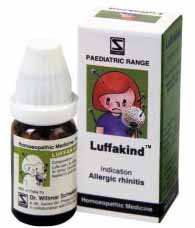 Dr. Willmar Schwabe Homeopathic LUFFAKIND – TREATMENT FOR ALLERGIC RHINITIS IN CHILDREN