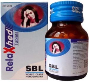 Sbl Homeopathy Relaxhed Tablets – Homeopathic Treatment For Migraine, Homeopathic Headache Remedy