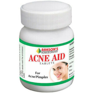 Bakson Acne Aid Cream And Tablets For Acne And Pimples Treatment